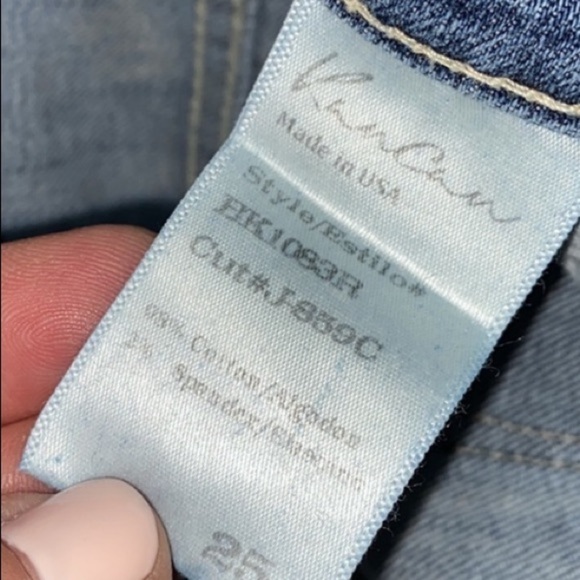 Kancan‎ distressed jeans size 25 skinny faded gently worn baddie denim - Picture 4 of 6